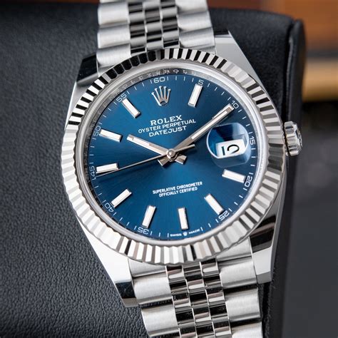 rolex datejust blue dial jubilee replica|rolex datejust with jubilee bracelet.